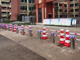 液压自动升降柱