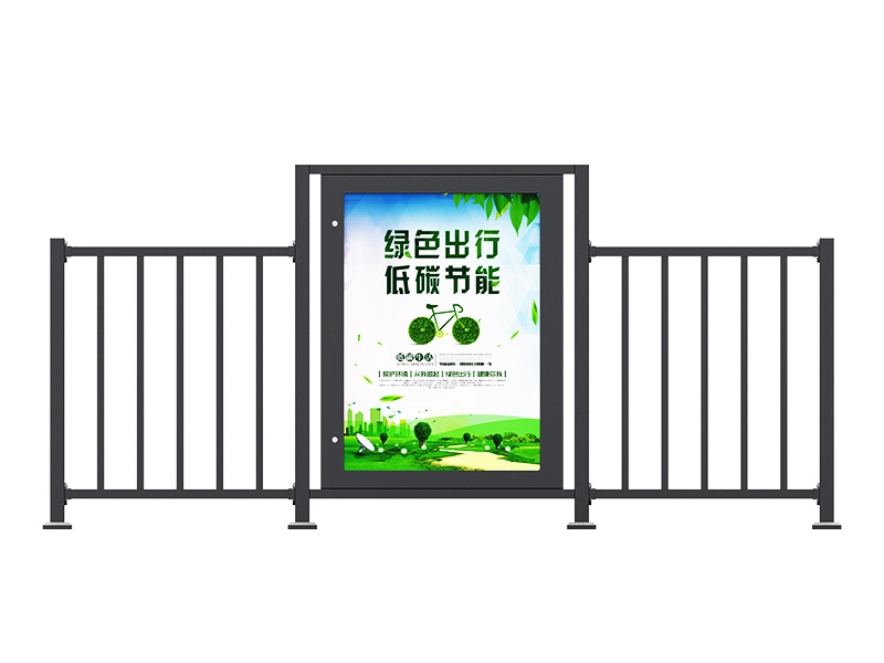 固定式灯箱：DX02+护栏组合