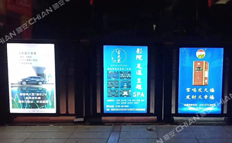 小区人行通道广告门的产品优势-驰安科技分享